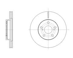 Диск тормозной вентилируемый G-brake  GR-21058