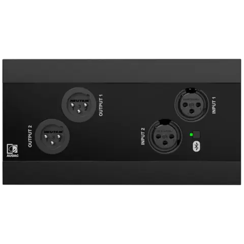 Настенная Dante-панель Audac NWP222/B