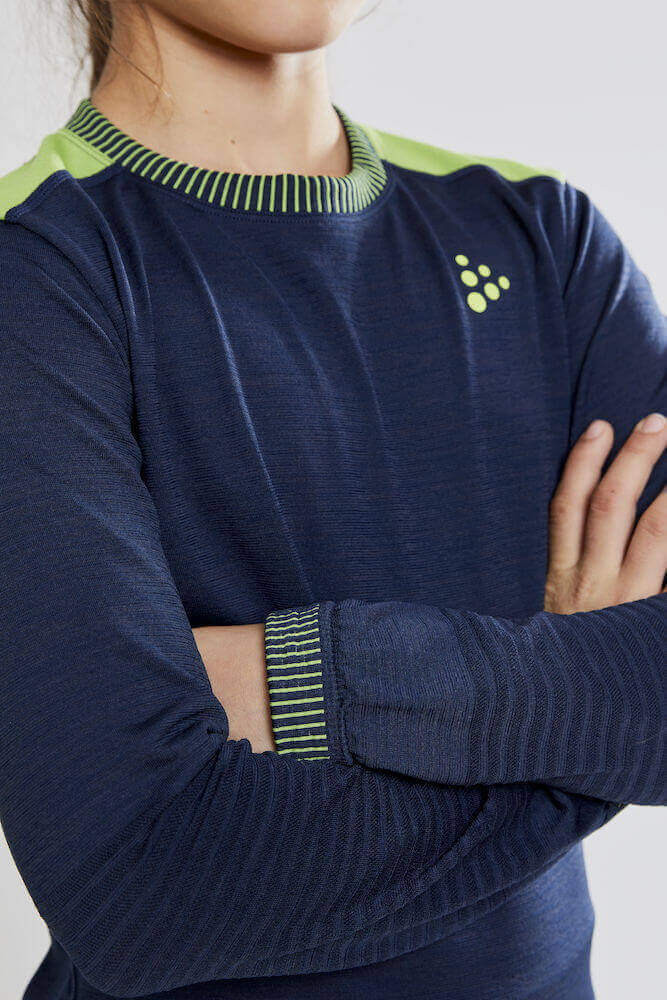 Craft Active Fuseknit Comfort комплект термобелья детский черный-синий - 5