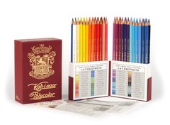 Карандаши цветные художественные KOH-I-NOOR ПОЛИКОЛОР РЕТРО 3826, 48цв, пенал-премиум