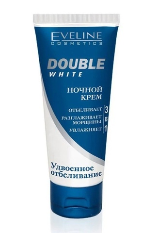 EVELINE Double white Ночной крем 3в1 75ml