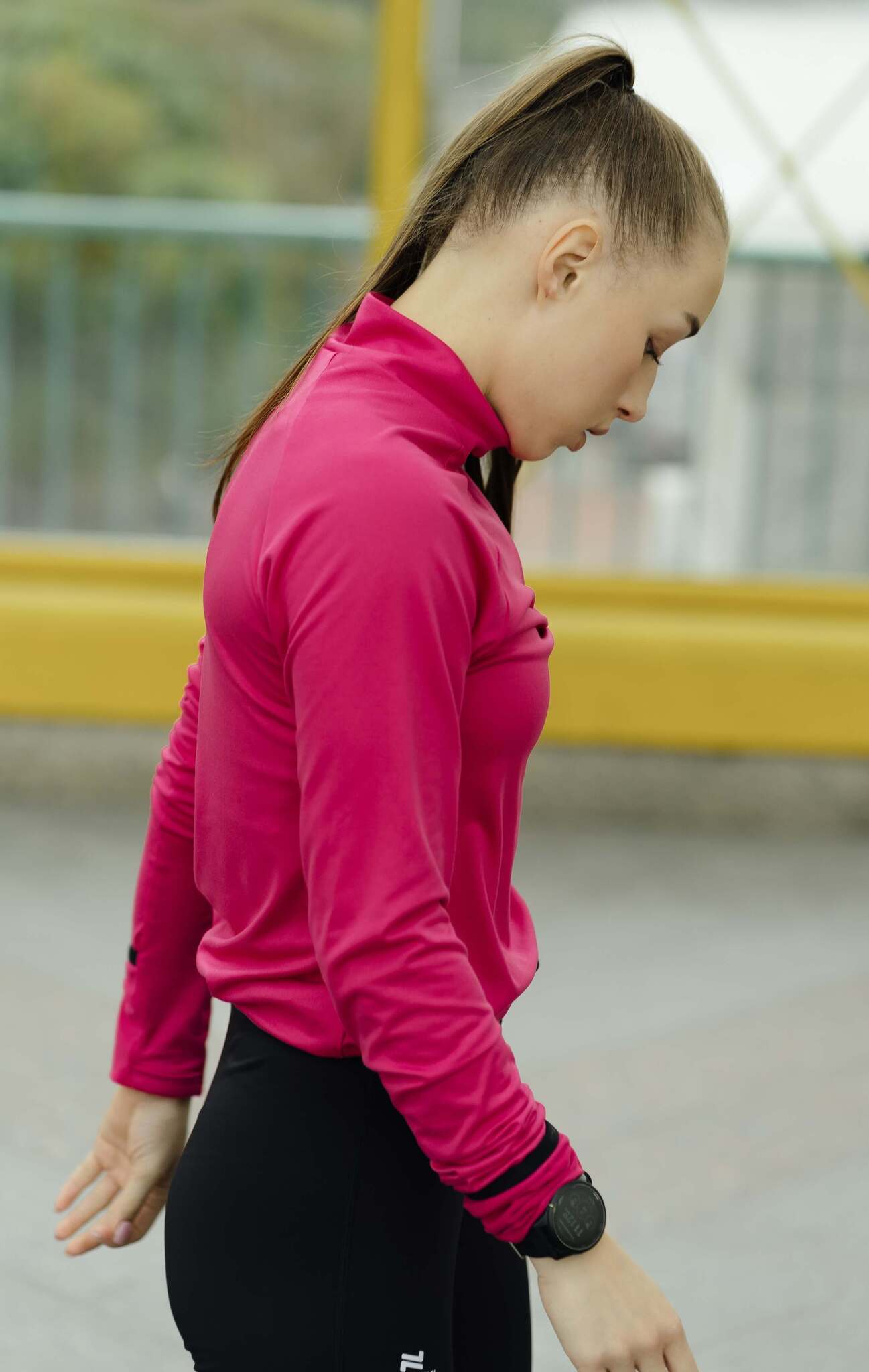 Женский лонгслив для тренировок Nordski Pro Hand berry - 2