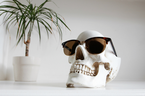 Органайзер для мелочей skull белый