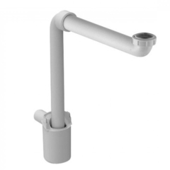 Duravit 50760000 Сифон экономичный для мебели, 1 1/4, материал: пластик, цвет: белый фото