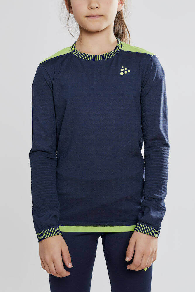 Craft Active Fuseknit Comfort комплект термобелья детский черный-синий - 3