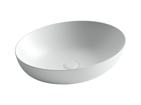 Ceramica Nova Element CN6017MW Умывальник чаша накладная овальная, 52x39.5, цвет: белый