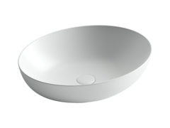 Ceramica Nova Element CN6017MW Умывальник чаша накладная овальная, 52x39.5, цвет: белый фото