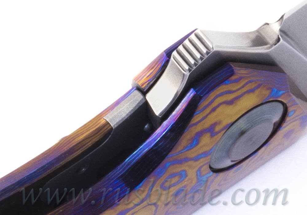 Cheburkov Hudson M390 Timascus Full Custom - фотография 