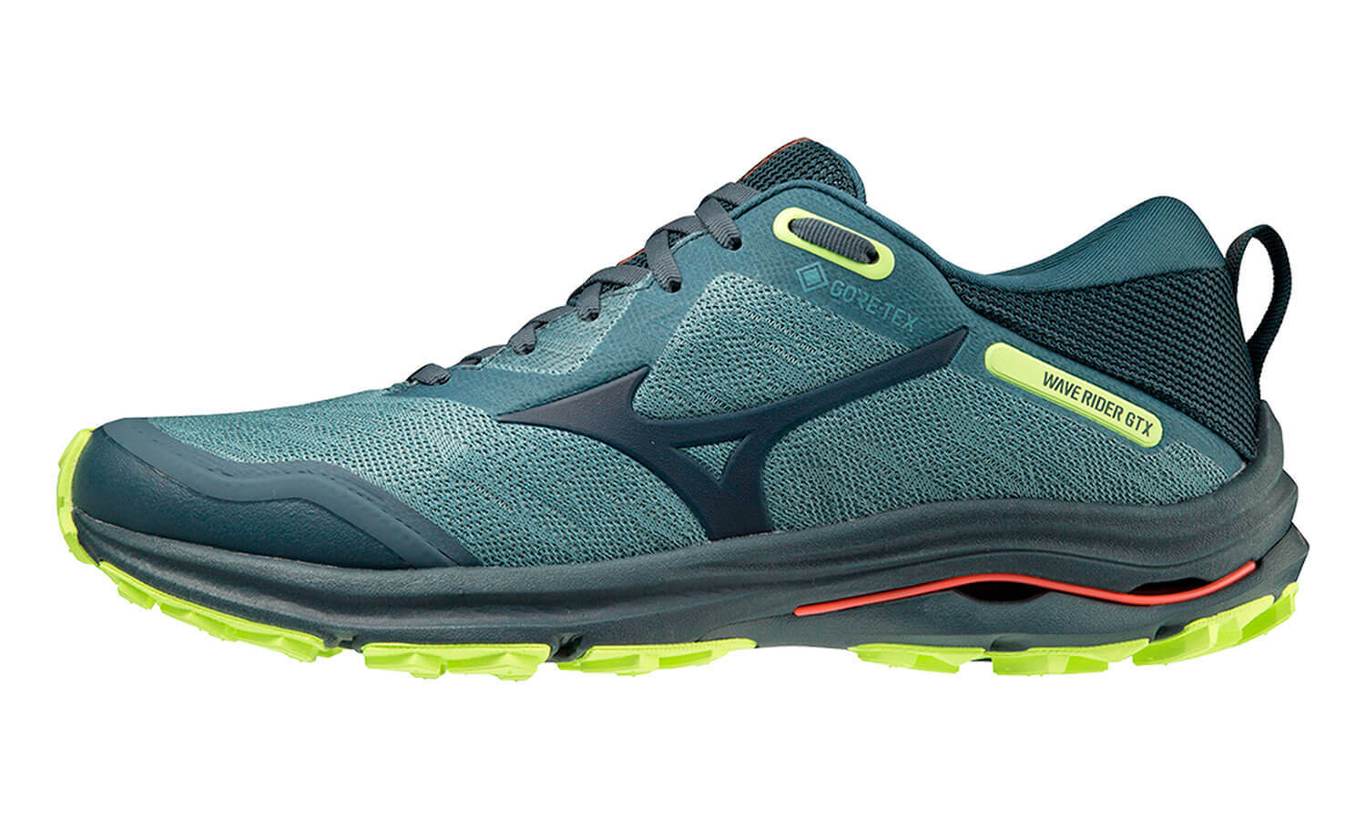 Мужские кроссовки для бега Mizuno Wave Rider GoreTex синие - 5