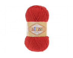 ALIZE "SOFTY" 100% Микрополиэстер, 50 гр., 115 м, Красный