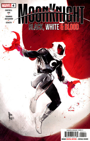 Moon Knight Black White & Blood #4 (Cover A)
