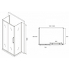 Abber Schwarzer Diamant AG30160MH-S90M-S90M Душевой уголок, 160x90x195, цвет: хром