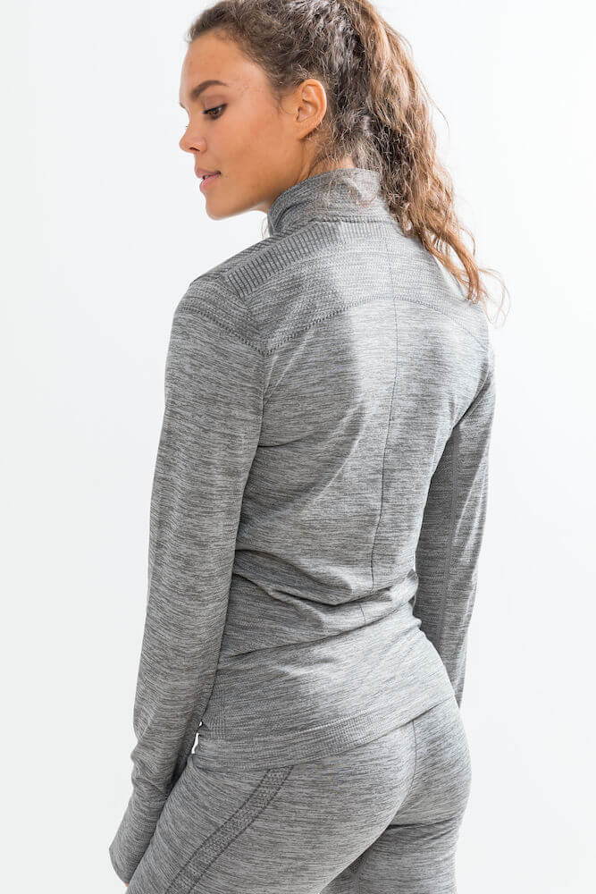 Craft Fuseknit Comfort комплект термобелья женский на молнии grey-black - 3