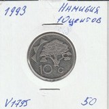 V1795 1993 Намибия 10 центов V1795 1993 Намибия 10 центов