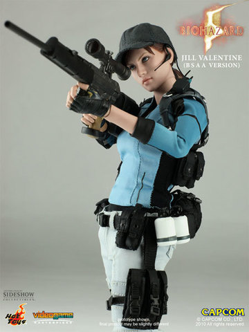 Фигурка Джилл Валентайн из игры Обитель зла 5 Hot Toys