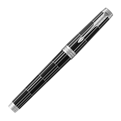 Ручка-роллер Parker Premier, Black CT (1931403)