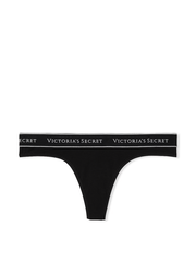 STRETCH COTTON ЛОГО ТРУСИКИ ТАНГА