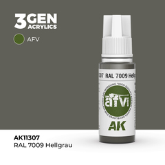 Акриловая краска RAL 7009 Hellgrau 3GEN AFV, 18мл