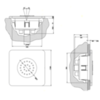 Gessi 32985#031 Внутренняя часть боковой встраиваемой форсунки