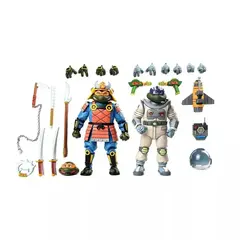 Коллекционная фигурка NECA TMNT: Samurai Adventure Space Target Haulathon Two Pack