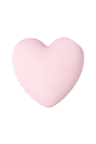 Вакуумно-волновой стимулятор клитора с вибрацией Satisfyer Cutie Heart, силикон, розовый, 7,6 см