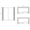 Abber Komfort AG93140 Душевая дверь, цвет: хром