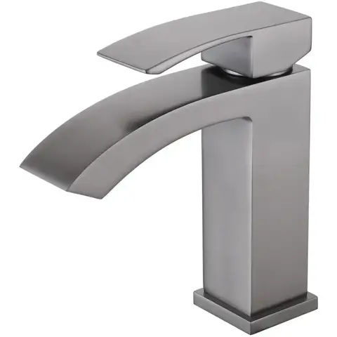 Abber Wasserfall AF8610NG Смеситель для раковины, цвет: оружейная сталь
