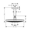 Hansgrohe Raindance Select S 26467400 Душ верхний 24,3х24,3 см 2 режима