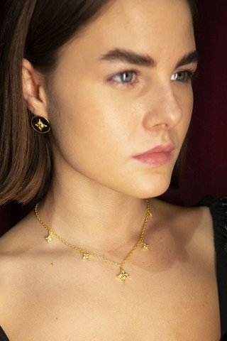 Колье Конопус, позолота, серебро 925, позолота 18k 3