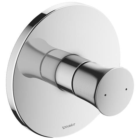 Duravit White Tulip WT4210010010 Смеситель для душа, на 1 источник, встраиваемый, с обр клапаном (внешние части) цвет: хром