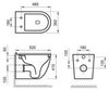 BelBagno BB2034SC Сиденье дюропластовое с быстросъёмными петлями, механизмом Soft Close, цвет: белый