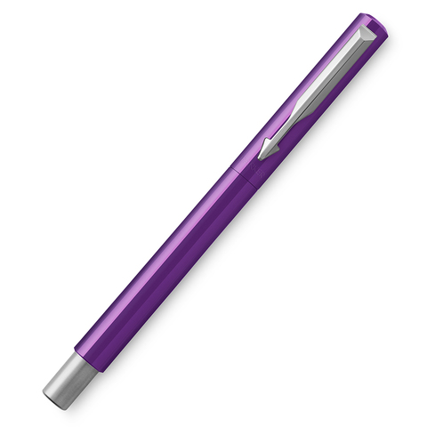 Ручка перьевая Parker Vector Standard F01, Purple CT, M (2025594)
