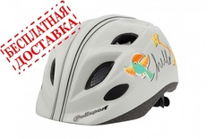 Велошлем Polisport Kids Premium Hello giraffe/Parrot