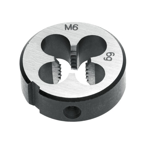 Плашка М 6,0х1,0 DINEN22568 CrV 6g 20х7мм H-Tools 210060HT
