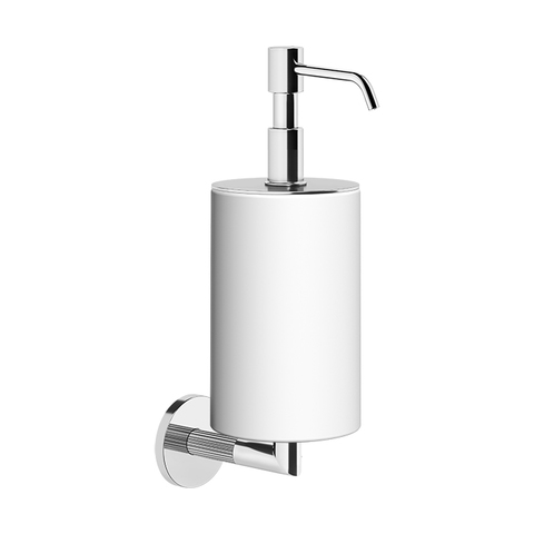 Gessi Ingranaggio 63813#031 Дозатор для жидкого мыла настенный белый, цвет: хром