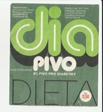 K15312 ЧССР Чехословакия Пивная этикетка DIA PIVO DIAPIVO K15312 ЧССР Чехословакия Пивная этикетка DIA PIVO DIAPIVO