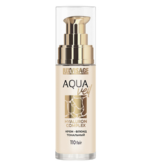LuxVisage Крем-флюид тональный AQUA veil HYALURON COMPLEX тон 110 fair 30мл