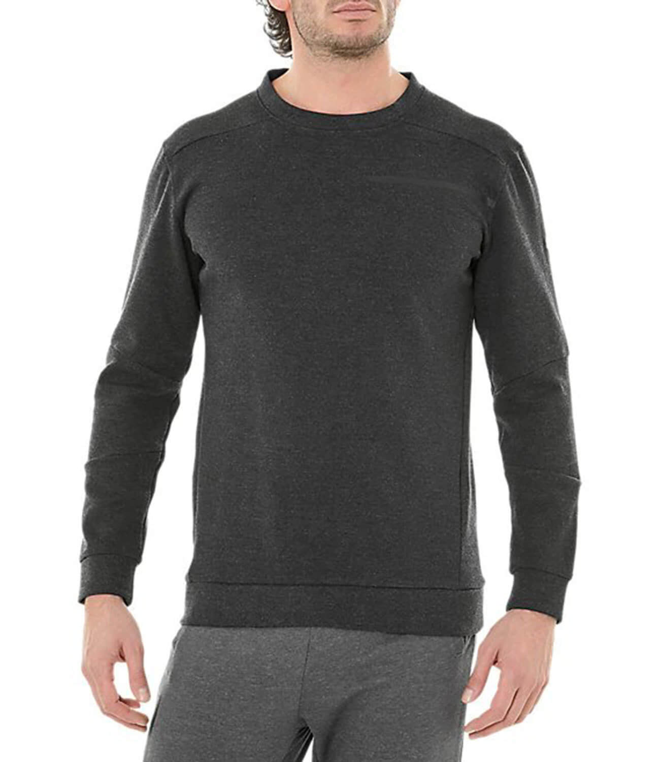 Asics Tailored Crew мужская толстовка серая