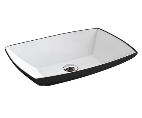 ArtCeram Jazz JZL002 01 50 BI/NERO*0 Раковина накладная, цвет: чёрный