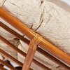 Кресло Папасан ( PAPASAN 23/01 W ) /с подушкой и ремешками/(Cognac (коньяк)