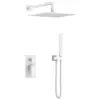 Boheme Qubic 421-W Верхний душ латунь WHITE 30*30cm