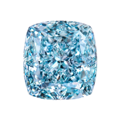 Бриллиант Fancy Light Blue VVS2 Антик 0,69 карат 5,8 х 5,5 мм