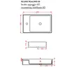 ArtCeram Scalino SCL003 05 00 Раковина накладная, 60x38, цвет: белый матовый