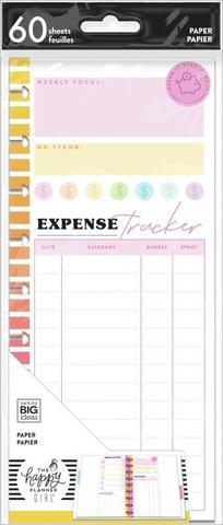 Внутренний блок для ежедневника -Savvy Saver Classic Half Sheet Filler Paper - Budget Tracker-60л