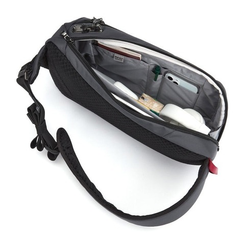 Картинка рюкзак однолямочный Pacsafe Pacsafe Vibe 325 серый - 4