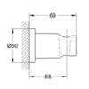 GROHE 27074DA0 Держатель лейки