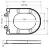 BelBagno BB2034SC Сиденье дюропластовое с быстросъёмными петлями, механизмом Soft Close, цвет: белый