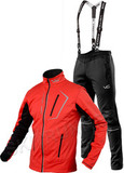 Утеплённый лыжный костюм 905 Victory Code Dynamic Red A3 с лямками мужской