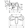 Hansgrohe Talis E 71760140 Смеситель для душа, СМ, BBR