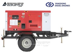 Дизельный генератор Азимут ЭД-32С-Т400-1РКМ55 Yangdong на шасси в кожухе